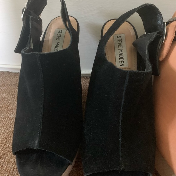 Steve Madden open toe wedges - Picture 5 of 6